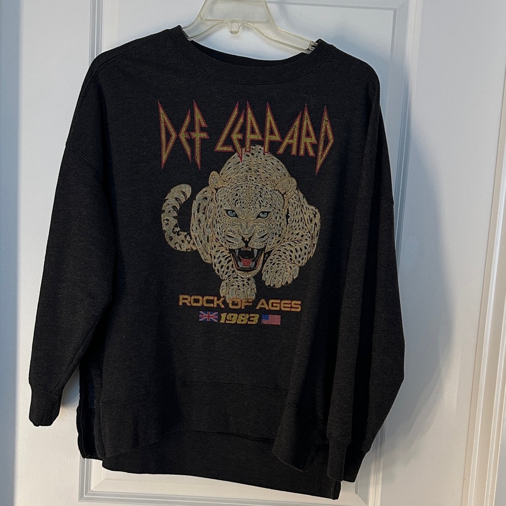 Def Leppard Black Sweatshirt